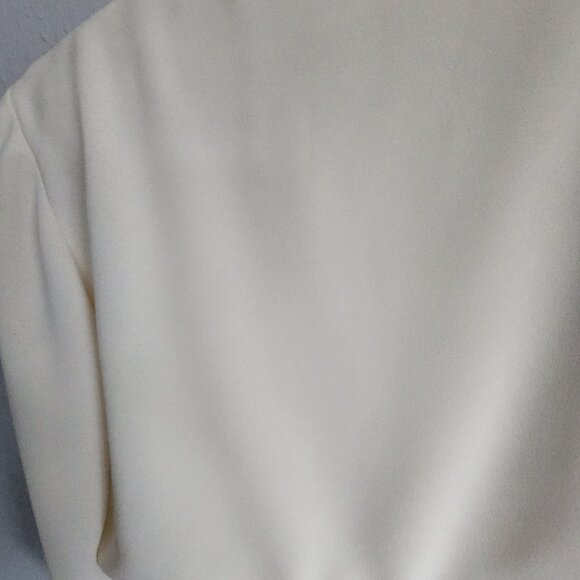 Nicole Miller New York Vintage Butter Yellow Twee Bolero Jacket 10 - Picture 8 of 10